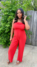 Load image into Gallery viewer, Let It Flow Off Shoulder Jumpsuit
