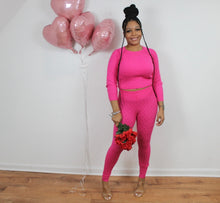 Load image into Gallery viewer, The Knit Set-Hot Pink
