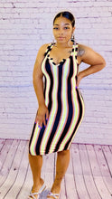 Load image into Gallery viewer, Striped Midi Dress
