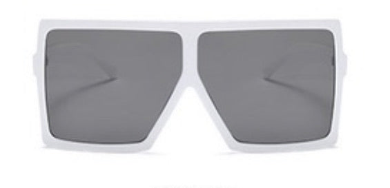 Paparazzi | Wide Frame Sunglasses (White)