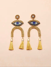 Load image into Gallery viewer, Eye of the Beholder | Fringe Earrings
