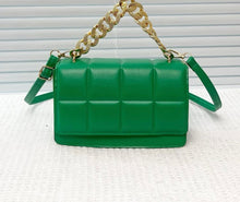 Load image into Gallery viewer, Quilted Handbag-Green
