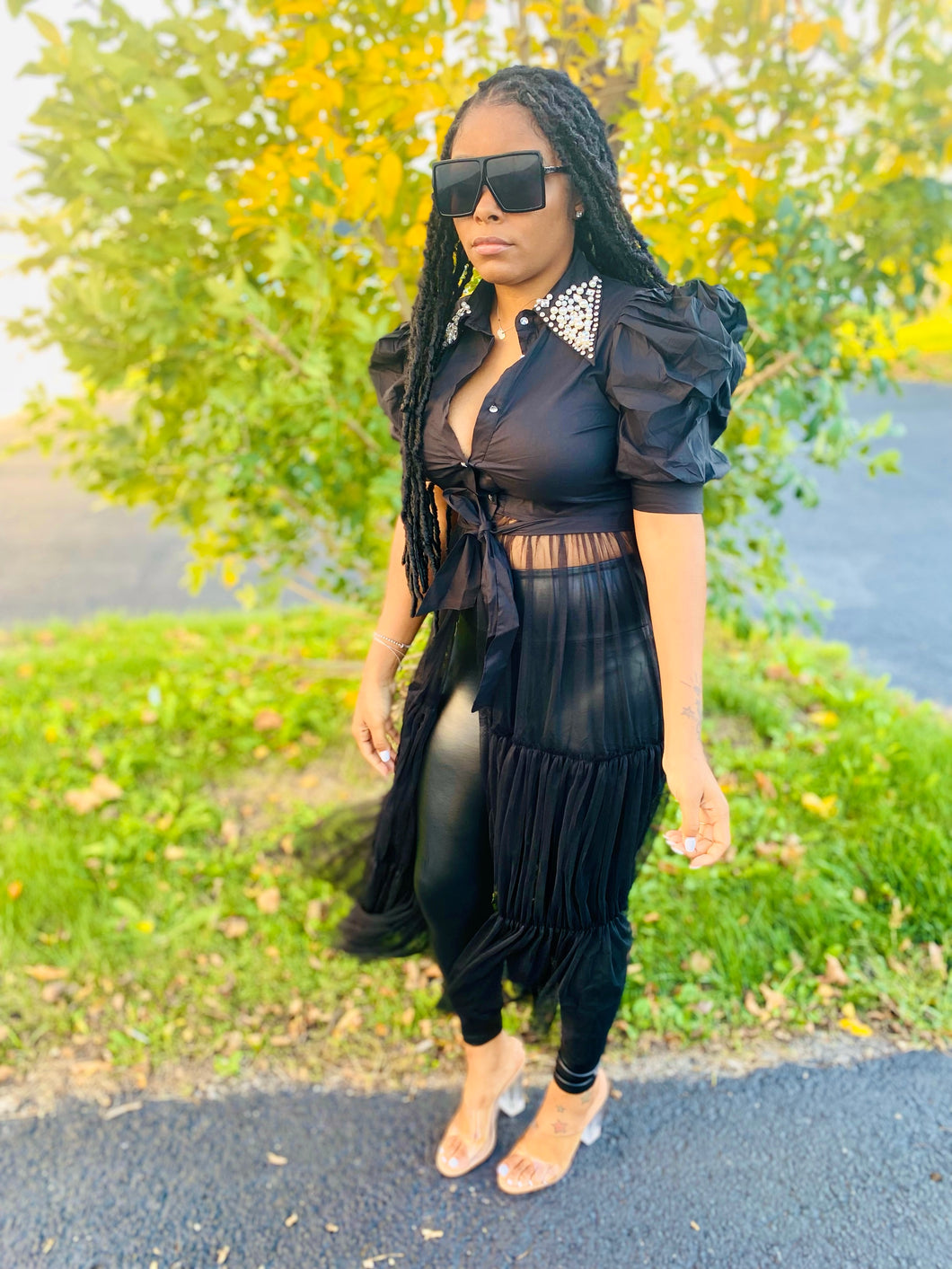 Statement Maxi Top